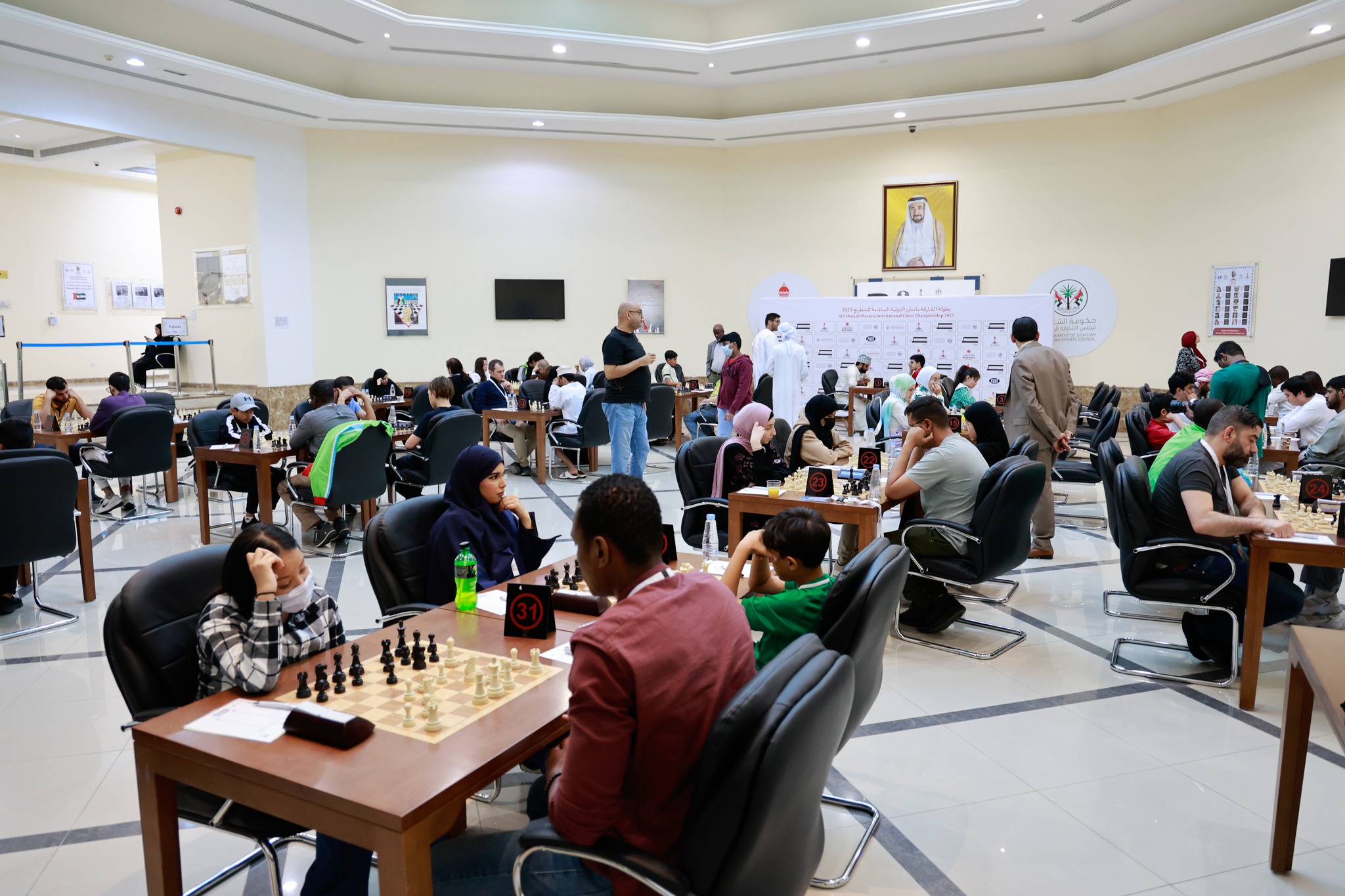 Sharjah Masters seis líderes tras 7 rondas ChessBase